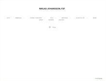 Tablet Screenshot of niklasjohansson.com